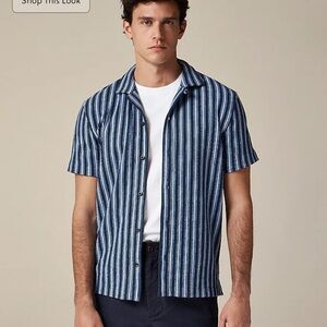 J. Crew Camp-Collar Sweater Tee